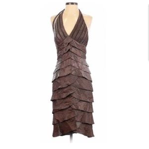 Cache Women Brown Cocktail Dress